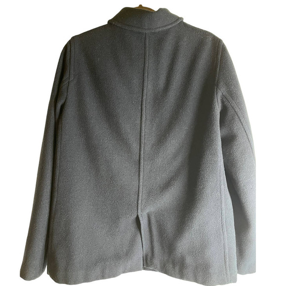 Abercrombie Wool Pea Coat Vintage Y2K Size - Picture 2 of 6